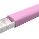 EZY DOSE Slide Pill Organizer, Medication Storage Case with Durable BPA-Free Plastic with Plastic Exterior, Large 7-Day Weekly Compartments, Tablets, Vitamins, Compact, 6.5-Inch, Pink