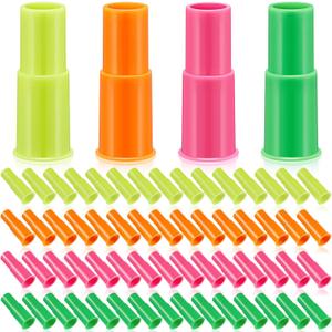 60 Pcs Plastic Whistles Bulk Colorful Siren Whistles Toy Loud Noisemaker Birthday Party Favors Piata Goodie Bag Fillers Games Prizes Assorted Colored Supplies