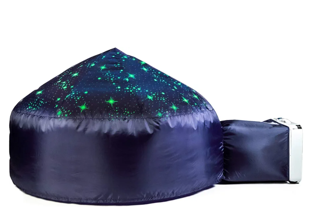 The Original Patented AirFort  Build A Fort in 30 Seconds, Inflatable Fort for Kids, Play Tent for 314 Years, A Playhouse Where Imagination Runs Wild, Fan not Included (Starry Night)