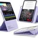 ESR for iPad Air 11 Inch Case M3/M2 (2025/2024), iPad Air 5th/4th Gen Case (2022/2020) 10.9 Inch, Removable Magnetic Cover, Adjustable Portrait/Landscape Stand, 9 Standing Angles, Light Purple