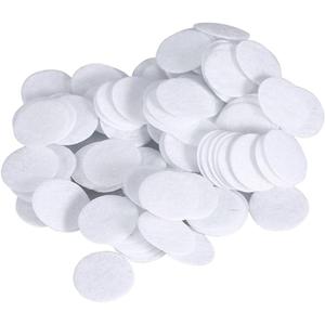 Microdermabrasions Filters, 500pcs Microdermabrasion Cotton Filters Replacement Cotton Sponge Replacement Filter Round Filtering Pads for Blackhead Removal Beauty Machine(15mm)