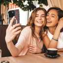 Compatible for iPhone 14 Plus Case with Magsafe,Strawberry Garden Pattern Girly Aesthetic Kawaii Fruit Design Clear Shockproof Phone Case Cover for Women Girls