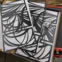 Murallz Metal Wall Art Set of 3 - Modern Design Frames for Home and Office Décor - Perfect for Living Room, Bedroom, Kitchen, Bathroom, and More - Includes Color Box Packaging - Ready to Hang Decorative Wall Accents for Apartments, Hotels