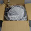 M MINGLE High Pressure Washer Hose Reel 150ft, Heavy Duty Steel Hose Reel, Manual Crank Power Washer Hose Reel with 3/8" Pressure Wash Whip Hose, Swivel Arm and Mounting Bracket, 4000 PSI