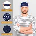 Boyiee Knit Kufi Hats Crochet Beanie Skull Caps Solid Colors Knit Cap Stretchy Knitted Crochet Hat for Men Women Teens
