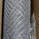 Baquler Heated Snow Melting Mats Winter Heated Outdoor Mats No Slip Melts up to 3 Inch/h Connection with 9.84 ft Power Cord for Snow Removal Stair Step Driveway Walkway(Classic,20 x 30 Inch,Grey) (Gray)