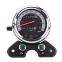 Motorcycle Speedometer Dual Odometer Universal Digital Display Gear Meter