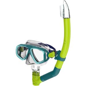 Speedo Unisex-Adult Swim Snorkel Dive Mask Anti-Fog with Nose Cover Adventure Series (One Size, MS Deep Lake/Clear)