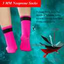 Wetsuit Socks 3mm Neoprene Diving Socks Thermal Anti-slip Scuba Socks Water Booties for Swimming Water Sports