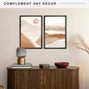 MCS Trendsetter 16x24 Poster Frame Black High-Gloss, Vertical & Horizontal Wall Hanging Large Picture Frame for Photos, Posters & Art Prints (2-Pack)