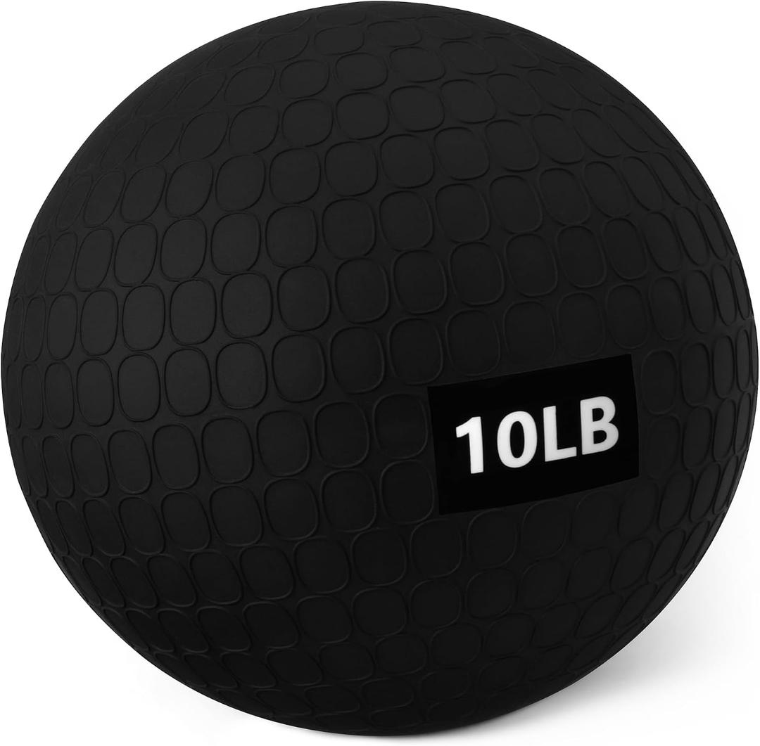 Amazon Basics Slam Medicine Balls for Exercise, 10 Pounds