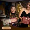 Friendship Gift for Women, 3D Illusion Lamp for Bestie, Wife, Best Friend Birthday Graduation Gifts for Women Daughter & BFF Birthday Holiday, 7 Colors+3 Modes, Dimmable