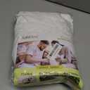 SafeRest Waterproof Mattress Protector Queen Size  Absorbent Breathable Soft Fitted Bed Cover with 18" Deep Stretchable Pockets  Machine Washable Queen Mattress Cover