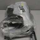 Furnulem Tall 4 Drawers Dresser, Vertical Storage Tower Black Dresser for Bedroom, Hallway, Entryway, Nursery, Closet Organizer, Nightstand Bedside Table Furniture, Sturdy Steel Frame, Wood Top