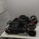 Foldable Wagons with Removable Canopy, Seat Belts, Reversible Handlebar, Removable Canopy, 220lbs Weight Capacity, Folding Wagon for Ages 1+ Years, Suitable for Family Travel, Cargo, Gift