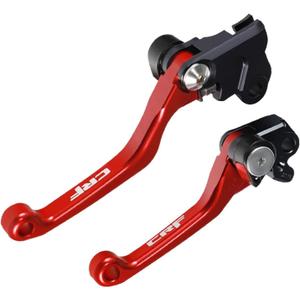 Motorcycle Billet Foldable Brake Clutch Lever Handle CNC Aluminum Pivot for CRF150F CRF230F 2003-2020 CRF250F 2019-2022 CRF 230F 230 F 150F 150 250 250F Dirt Pit Bike Motocross Motorbike (L03r06)