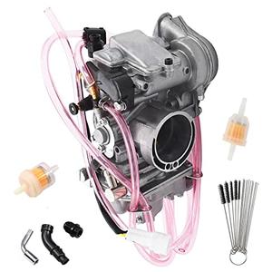 YFZ450 Carburetor Replacement Parts Fit for Yamaha 2004-2009 YFZ450 Four-wheel Off-road Vehicle ATV Carb Manifold Outlet Diameter is 48mm / 40mm (O.D/I.D)