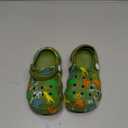 Toddler Clogs Boys Girls Kids Dinosaur Garden Shoes Slip on Sandals Slides Water Summer Shoes for Outdoor Beach Pool (8.5-9.5 Toddler, Dinogreen)