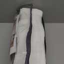 Extra Wide Pinch Pleat Linen Curtains 108 Inches Long for Living Room Sliding Glass Door 70 Inch Wide Semi Sheer Curtain Cream Ivory Boho Pleated Drape Hooks Rings 70x108 Large Window Curtain 1 Panel (Natural)