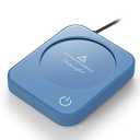 ANBANGLIN Coffee Mug Warmer, Smart Desk Cup Warmer with 3 Temperature Control & Auto Shut Off, Electric Heating for Candle, Milk, Tea, Beverage (Sky Blue)