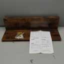 BAYKA Floating Shelves, 22.5 inches Rustic Wood Wall Shelves for BathroomBedroom, Living Room, Kitchen & Book, Hanging Display Decor Organization Shelf with 22 lbs Capacity (Rustic Brown)