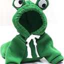 Warm Dog Winter Clothes Cute Fruit Dog Coat Hoodies Fleece Pet Dogs Costume Jacket for French Bulldog Chihuahua Ropa para Perro(Green,S)