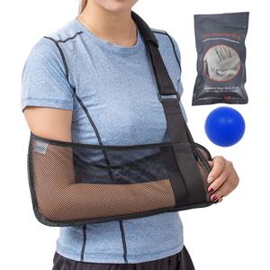 Mesh Arm Shoulder Sling - Medical Shoulder Immobilizer for Shower - Adjustable Arm Brace for Torn Rotator Cuff Injury - Right Left Arm for Men Women - Shower Sling for Elbow, Wrist (updated version)