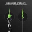 KastKing Superpower ColorShield Braided Fishing Line - Colorfast Braided Line, 100% Solution Dyed UHMWPE Fiber, Smooth & Strong Superline, Near Zero Stretch, Sensitive, High Abrasion Resistance