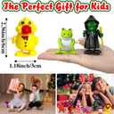 24 Pcs Wind Up Toys Assorted Animals Bulk Flipping Walking Jumping Clockwork Toy,Wind Up Animal Party Favors Toy for Birthday Birthday Party Favors,Classroom Prizes,Treasure Box