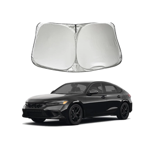 Car Windshield Sun Shade Sunshade Compatible with Honda Civic 2026 2025 2024 2023 2022 Sedan Hatchback LX EX EX-L Sport Touring Si Accessories, Car Front Window Sun Shield