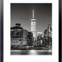 Annecy 12x20 Picture Frame Black（1 Pack）, Panoramic Picture Frame for Wall Decoration, Classic Black Minimalist Style Suitable for Decorating Houses, Offices, Hotels