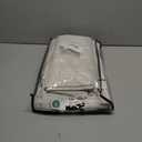 100% Blackout Shield Linen Blackout Curtains for Bedroom 96 Inches Long, Back Tab/Rod Pocket Living Room Drapes, Thermal Insulated Blackout Curtains 2 Panels Set, 50" W x 96" L, Cream