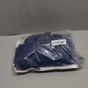 DONREN 24 Inch Length Blackout Short Curtain Panels for Small Window - Navy Blue Thermal Insulated Room Darkening Rod Pocket Tiers for Bedroom (42 by 24 Inch 2 Panels)