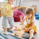 Ibwaae Kids Coffee Maker 10Pcs Toy Coffee Maker Playset Wooden Kitchen Set Toys Toddler Play Kitchen Accessories, Pretend Play Food Sets for Girls and Boys