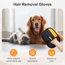5Pack 1 Pcs Electrostatic Pet Hair Remover GloveReusable Cats Dogs Hair Removal Gloves for Furniture Bed Sheets Couch Clothes Carpet Car Seat