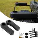 Golf Cart Armrest with Cup Holder for Rear Seat kit (black)