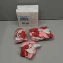 Hahafelt 13 FT 45 Pcs Valentine's Day Felt Heart Garland Banner Decorations Pink Red White 3D Heart Felt Banners Garland for Fireplace Anniversary Wedding Engagement Party Home Decor