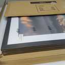 20X24 Poster Frame, Display Pictures 16X20 with Mat or 20X24 Without, Wall Hanging Frames, Black, 3 Pack