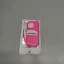 ORNARTO Compatible with iPhone 15 Pro Case 6.1", Liquid Silicone 3 Layers Full Covered Soft Gel Rubber Cover, Shockproof Protective Slim Phone Case with Anti-Scratch Microfiber Lining-Hot Pink