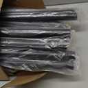 10Ft String Light Poles 4 Pack,Light Poles for Outside Lights,Outdoor with Fence Brackets Hanging Lights,Metal Stand Deck Patio Backyard