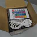 Crystal Table Lamp, Remote and Touch Control Rose Wave Lamp, RGB Color Changing Night Light, Dimmable, USB Rechargeable Decoration Ambient Lighting for Dinner/Bars/Game room/Living Room/Bedroom