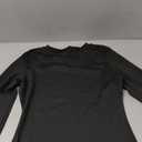 Trendy Queen Womens Long Sleeve Shirts Basic Tees Crop Tops Going Out Spring 2025 Workout Outfits Y2k Clothes (Small, Black)