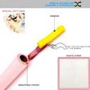 Gongzitem Matte Solid Color Flower Wrapping Paper with Watermark Texture 3D Touch,Pink Color Handcrafted Gift Flower Wrap Paper, 17 in x 18 Ft Roll with Packing Set for Birthday, Holiday, Wedding & More (GZ-23)