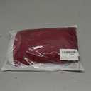 Hafailia Women Mesh Asymmetrical Maxi Skirt Low Rise Sheer Wine Red XS (Red, XS)