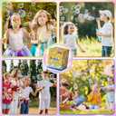 Jumlys 36 Pack Big Bubble Wands Bulk in 6 Colors, Bulk Party Favors for Kids, Ideal for Easter, Summer, Halloween, Valentine, School Classroom Prizes for Boys & Girls, Ideal Goodies Bags Stuffers