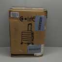 Coolife Luggage PC+ABS Hardshell Suitcase with TSA Lock, Spinner Carry On Lightweight (Charcoal, 20in)