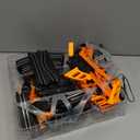 Slot Car Race Track Sets for Boys,Race Car Track with 4 High-Speed Slot Cars,Battery or Electric Car Track,Dual Racing Game Lap Counter Track Sets,Toys Gifts for Boys Girls Ages 4 5 6 7 8-12