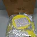 Treela 48 Pcs Paper Lanterns Party Decorations Chinese Round Paper Decor 4/6/8/10 Inch Asian Hanging Lamps Decorative for Graduate Wedding Birthday Party Bridal Parties Supplies(Yellow)