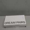 DREAM PAIRS Women's Clear Heeled Sandals Square Toe Transparent Stiletto Mules Slip on Wedding Dress Shoes (8.5)