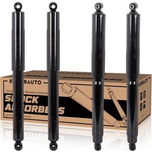 KUIPERAUTO 32359 911195 Front + Rear Complete Struts Coil Spring Assembly Compatible for 1999-2004 Ford F-250 F-350 Super Duty 4X4 Models Shock Absorbers Replacement (4Pcs)